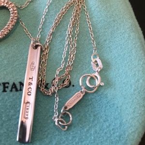 Tiffany & Co. 925 Bar Necklace W/Chain
